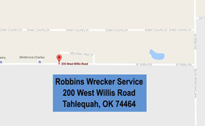 Robbins Wrecker Service Secure Storage Facility