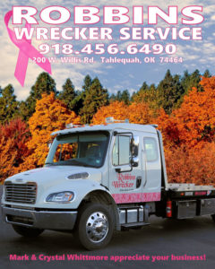 Robbins Wrecker Service With Name and Phone number