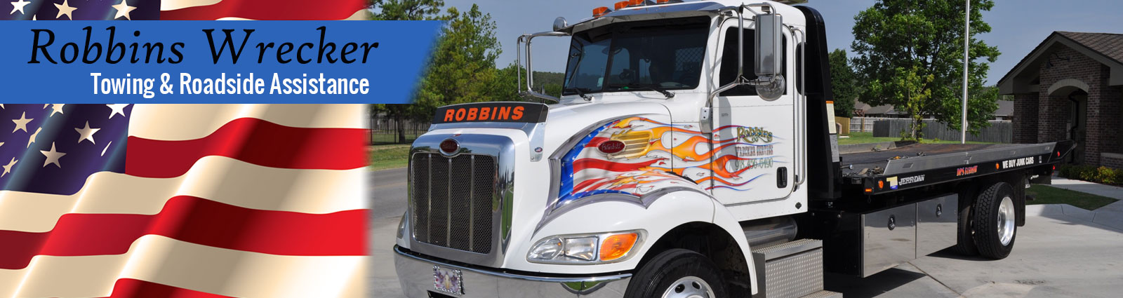 Robbins Wrecker Service Home page Image
